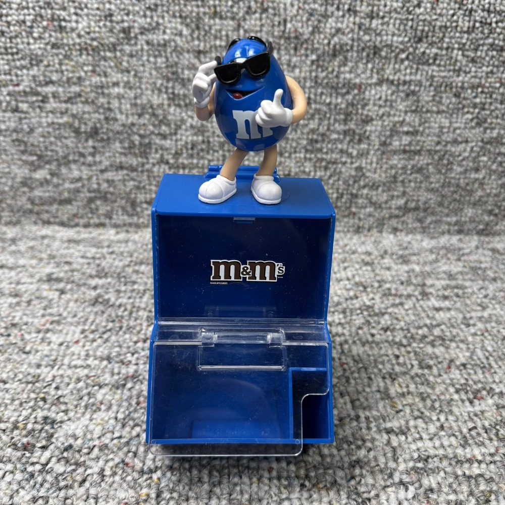 M&M'S Candy Holder 2012 Mars Inc Blue No Scooper Gift